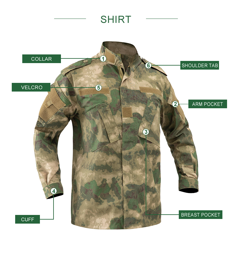 Gobi Jungle Camo ACU Uniform, Gobi Jungle Camo Combat Uniform, Gobi Jungle Camo Tactical Uniform