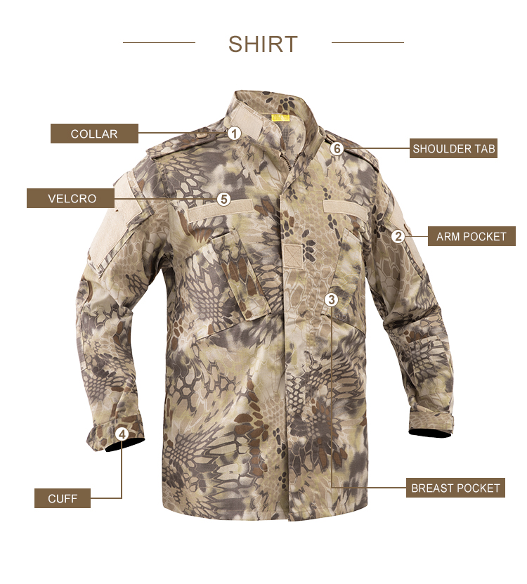 Desert Python ACU Uniform,Desert Python Combat Uniform, Desert Python Tactical Uniform