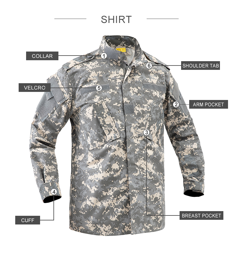 ACU Digital Camo Uniform,ACU Digital Camo Combat Uniform, UCP Tactical Uniform