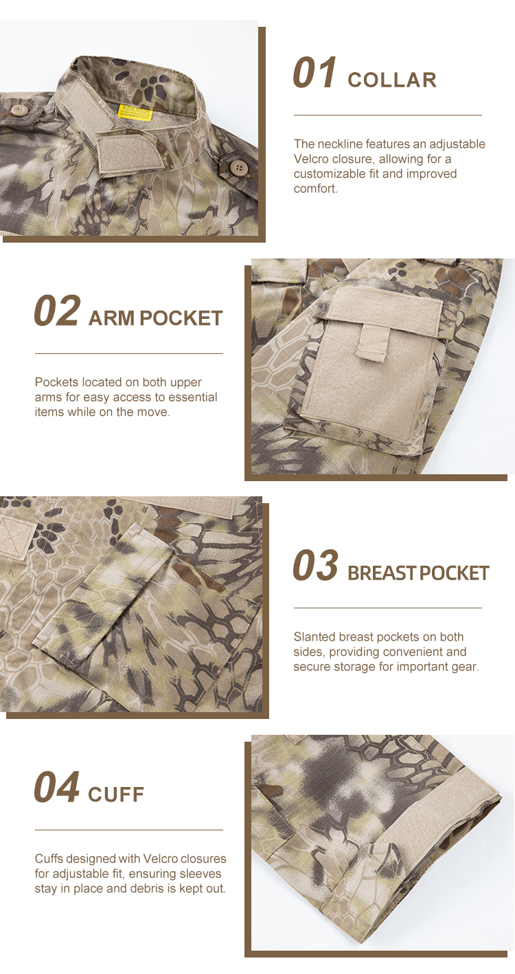Desert Python ACU Uniform,Desert Python Combat Uniform, Desert Python Tactical Uniform