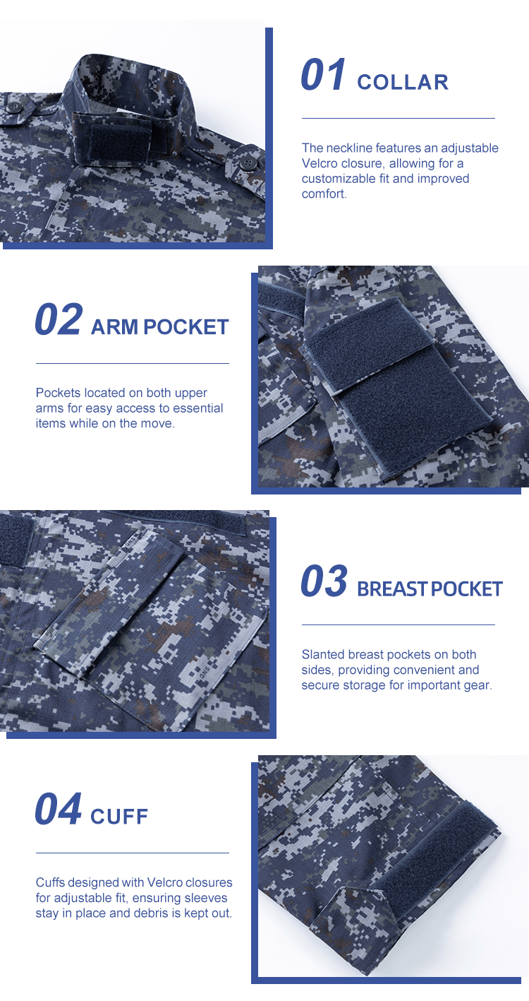 Ocean Digital Camo ACU Uniform,Ocean Digital Camo Combat Uniform, Ocean Digital Camo Tactical Uniform
