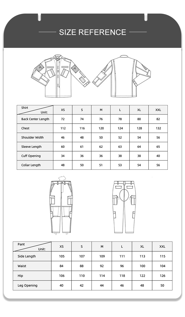 size reference