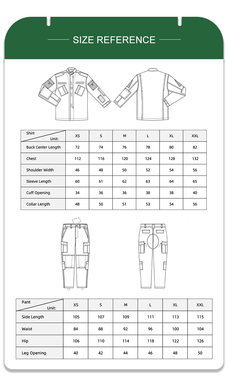 size reference