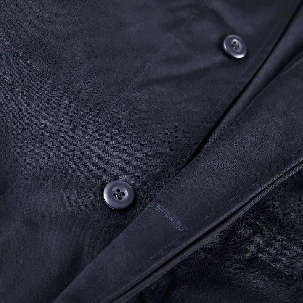 Custom French F1-Style Navy Blue Sateen Duty Uniform