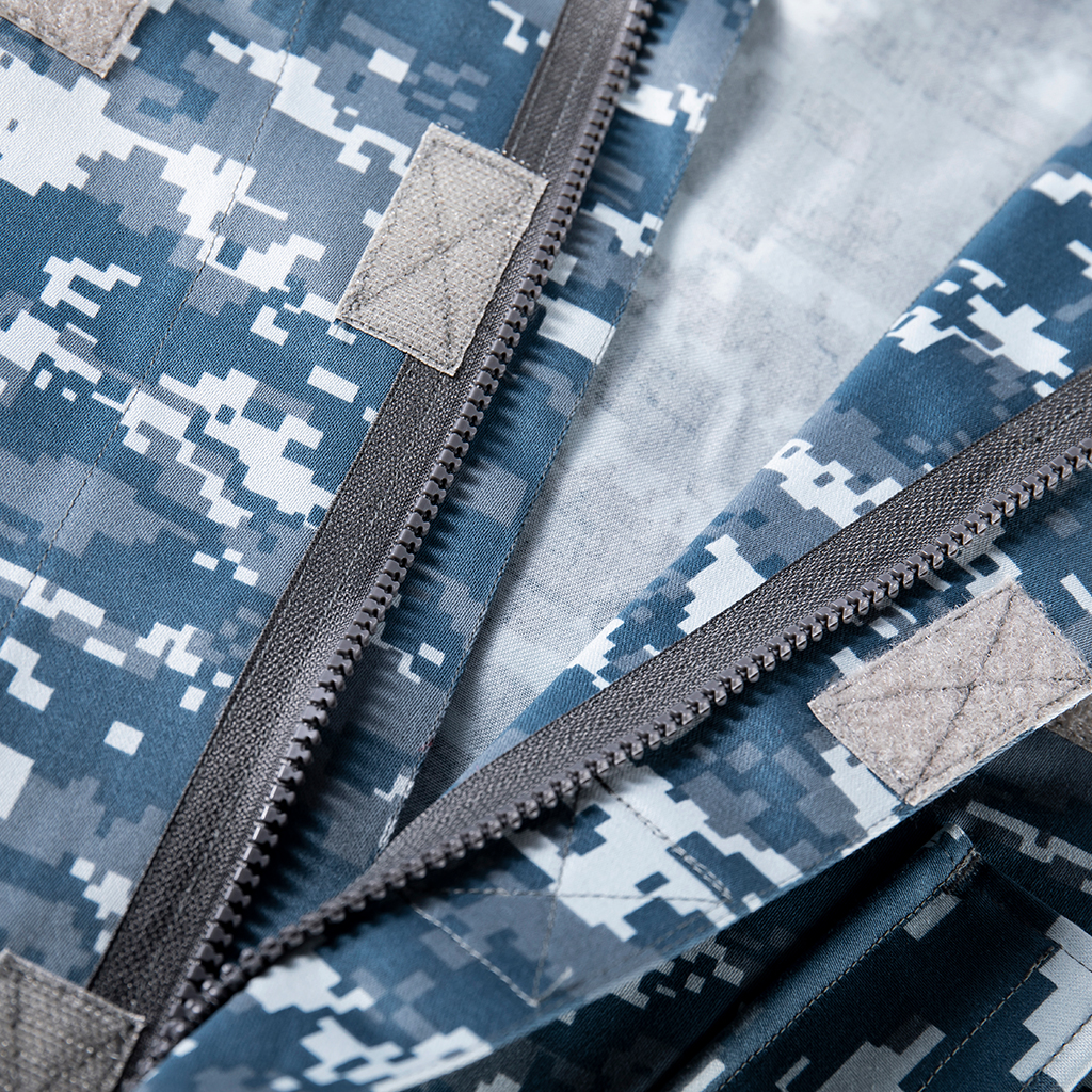 Custom Ocean Digital Camo Sateen ACU Combat Uniform