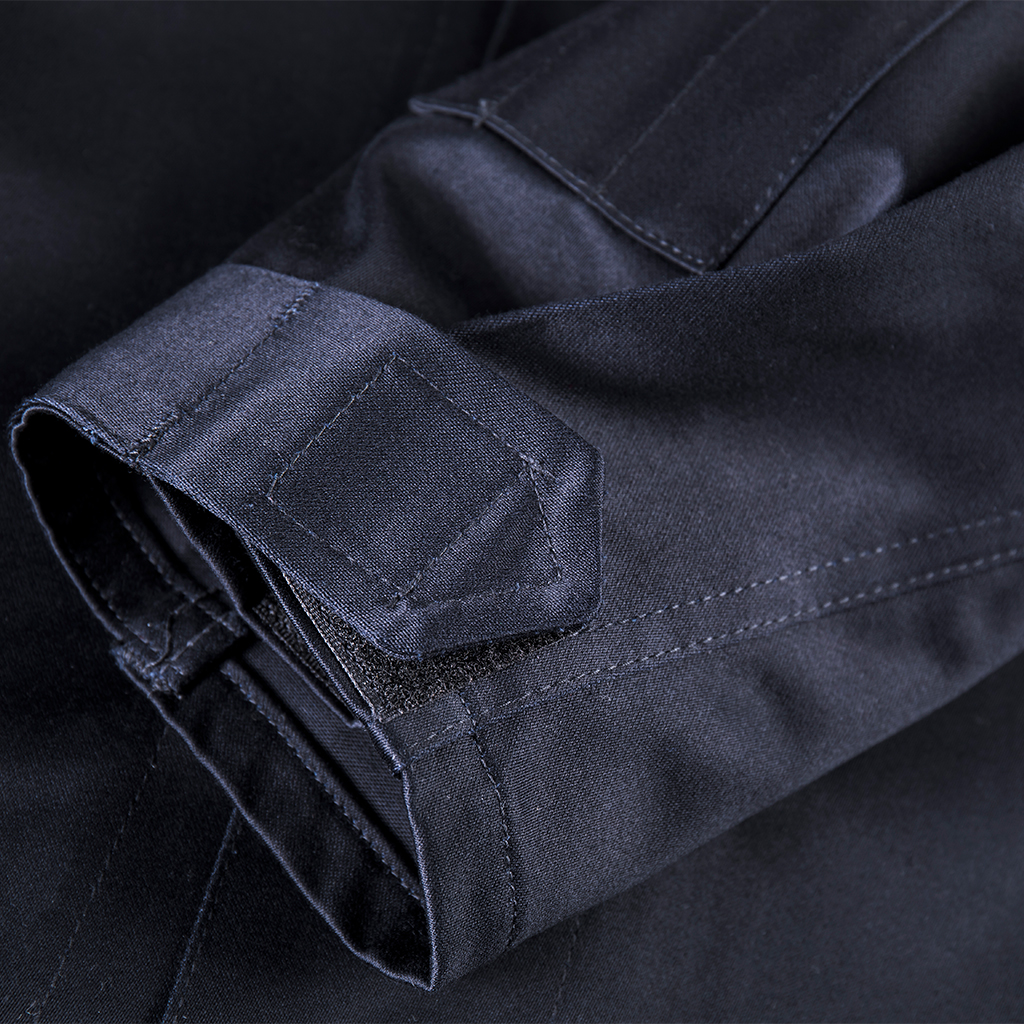Custom Navy Blue Sateen ACU Duty Uniform