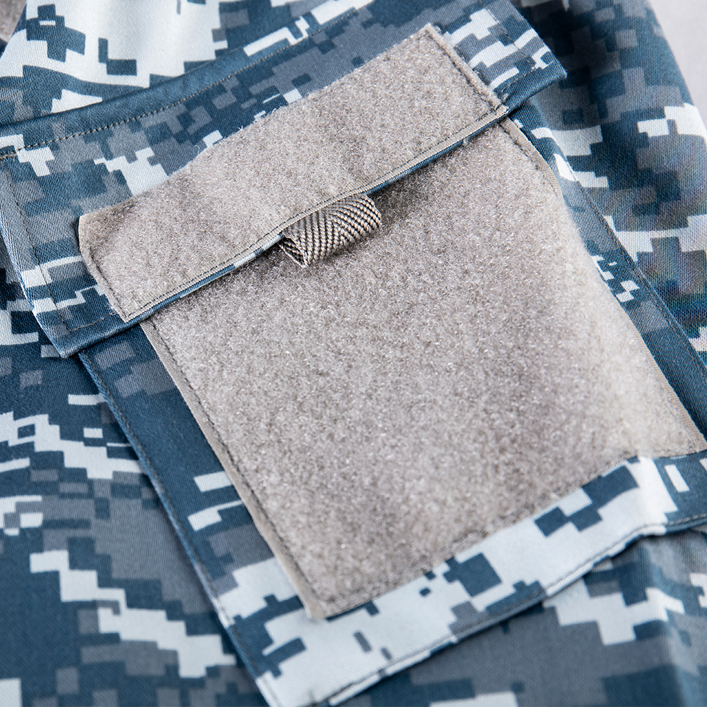 Custom Ocean Digital Camo Sateen ACU Combat Uniform
