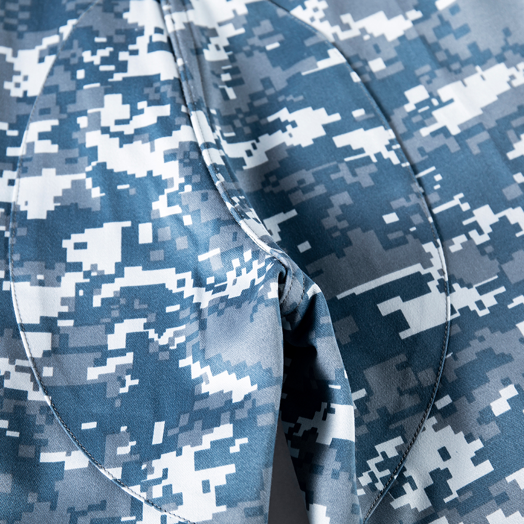 Custom Ocean Digital Camo Sateen ACU Combat Uniform