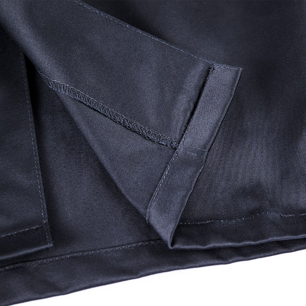 Custom Navy Blue Sateen ACU Duty Uniform