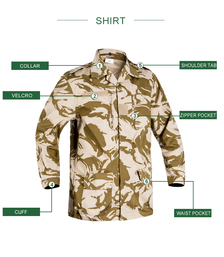 Custom French F1-Style Uniform in British DPM Camo