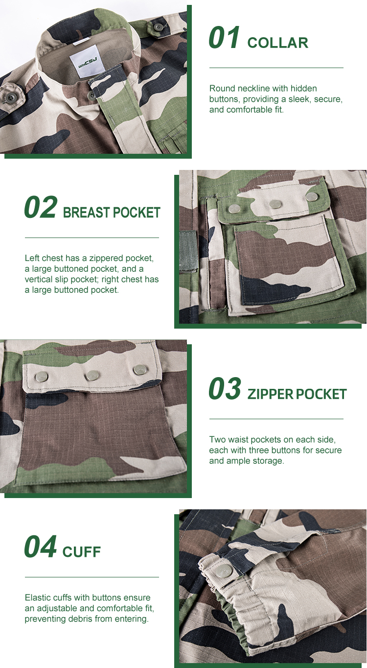 Custom French F2 Jungle Camo Field Uniform