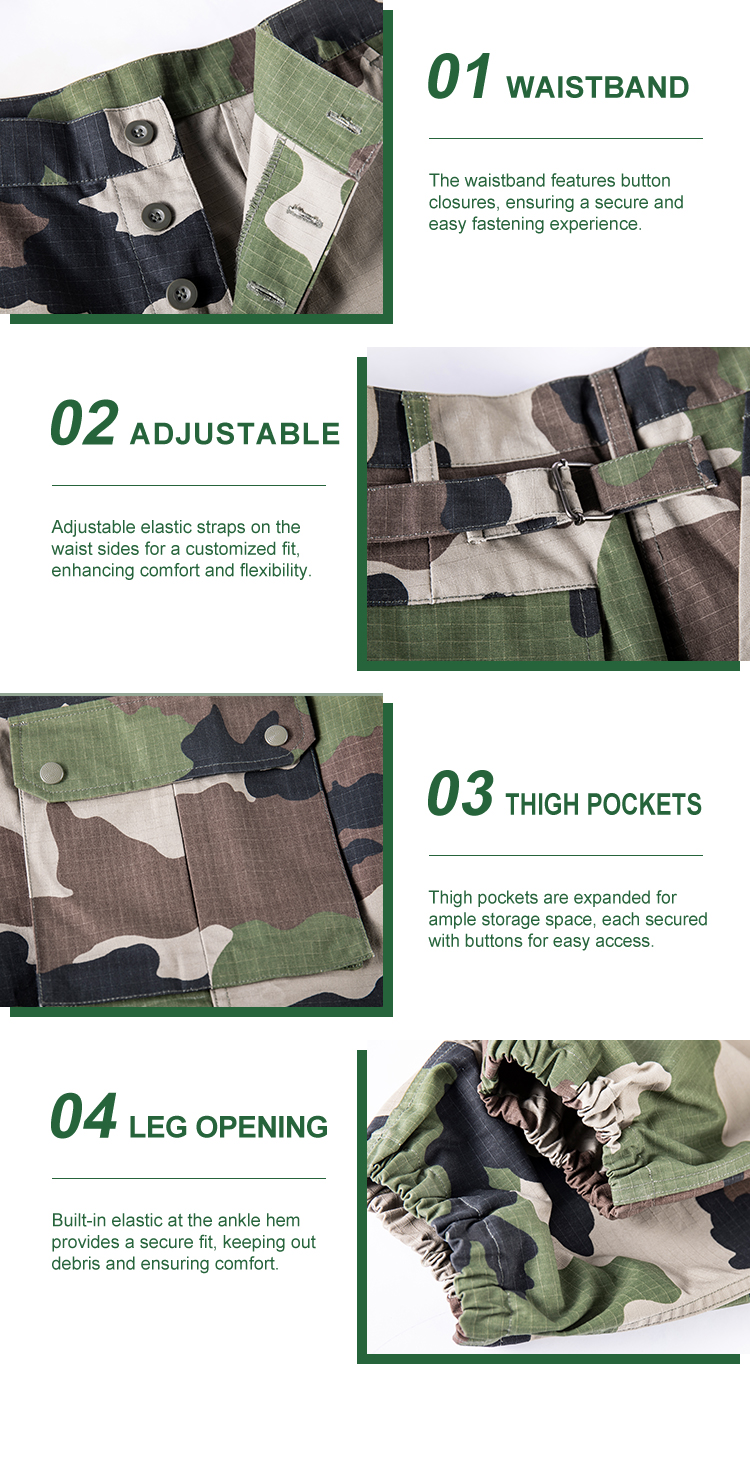 Custom French F2 Jungle Camo Field Uniform