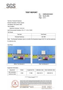 Alumina ceramics test report