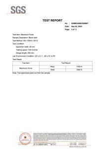 Nylon Fabric Testing Report
