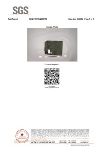 Raincoat fabric test report