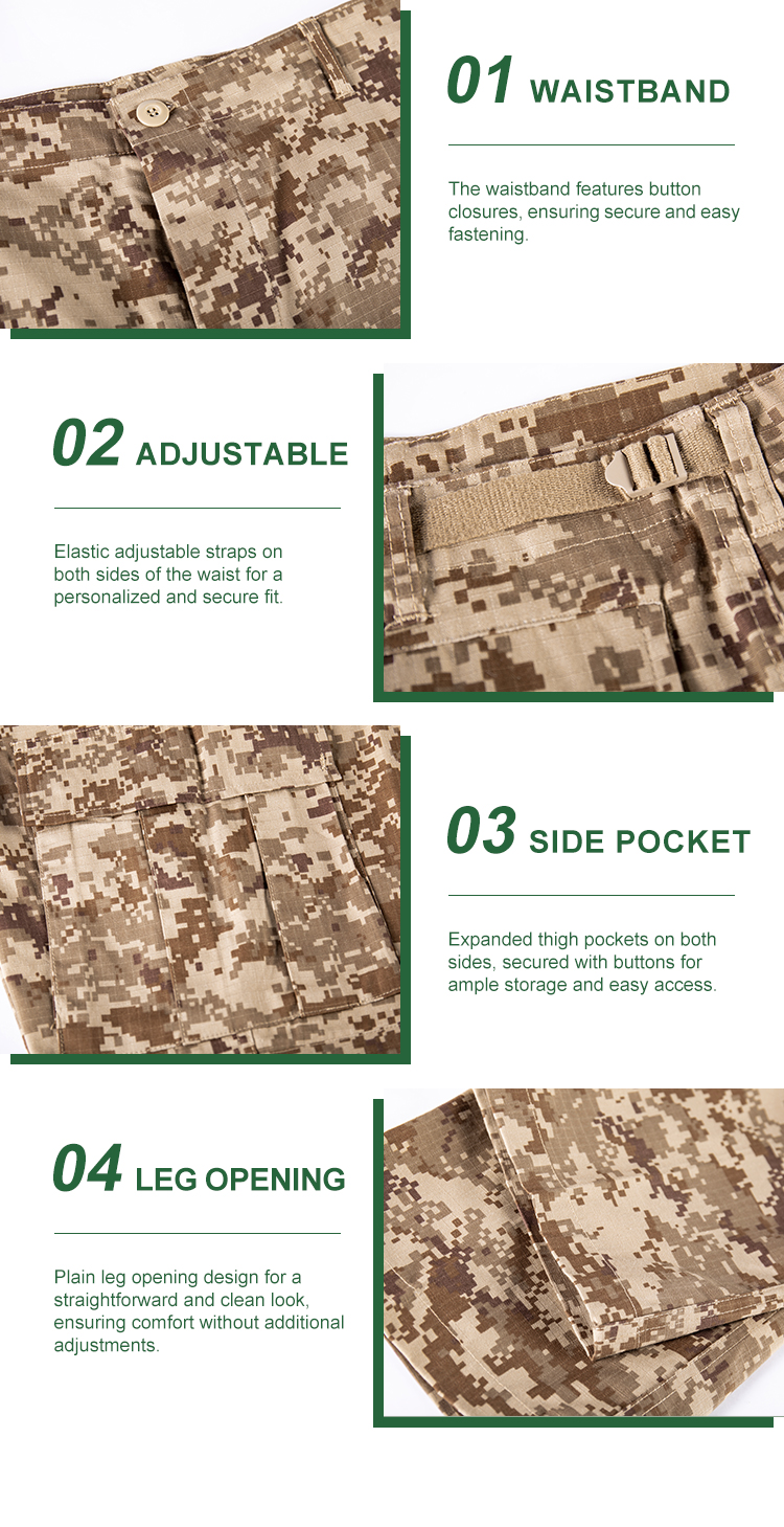 Custom Libyan Desert Square Camo BDU Uniform