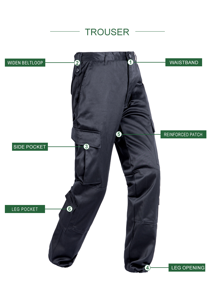 Custom Navy Blue Sateen ACU Duty Uniform
