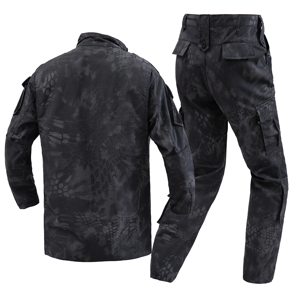 Black Python ACU Uniform,Black Python Combat Uniform, Black Python Tactical Uniform