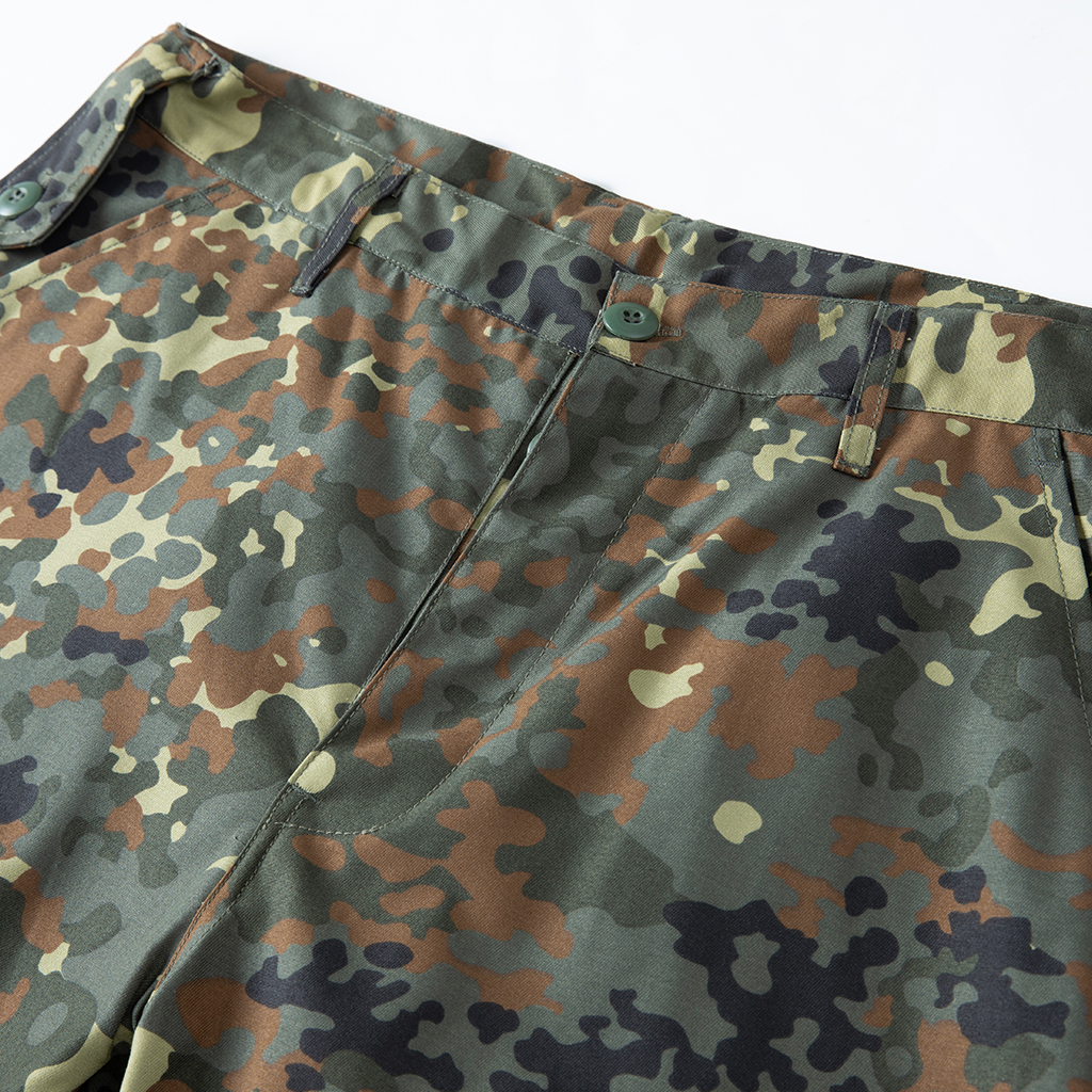 Flecktarn Camo ACU Uniform,DE Jungle Camo Combat Uniform, Flecktarn Tactical Uniform