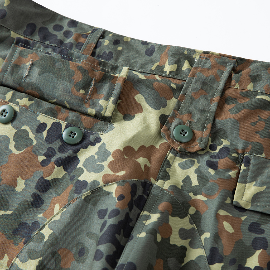 Flecktarn Camo ACU Uniform,DE Jungle Camo Combat Uniform, Flecktarn Tactical Uniform