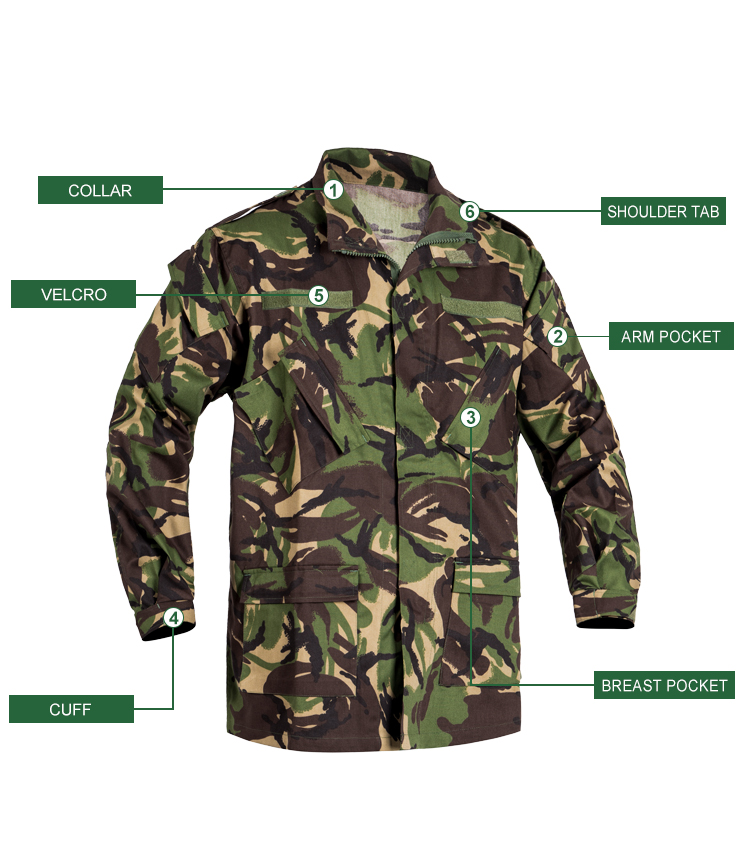 British DPM Camo, DPM Combat Uniform