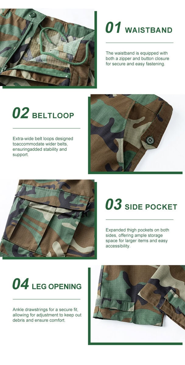 Woodland ACU (Army Combat Uniform) - Mil-Spec & Customizable for Tenders