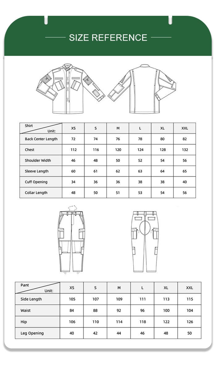 size reference