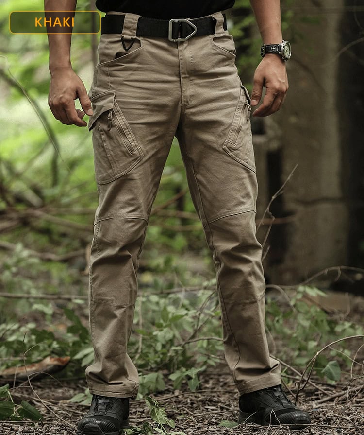 Operator wearing the coyote brown Onken IX9 lightweight tactical pants, demonstrating their athletic fit and superior mobility for active professional use.