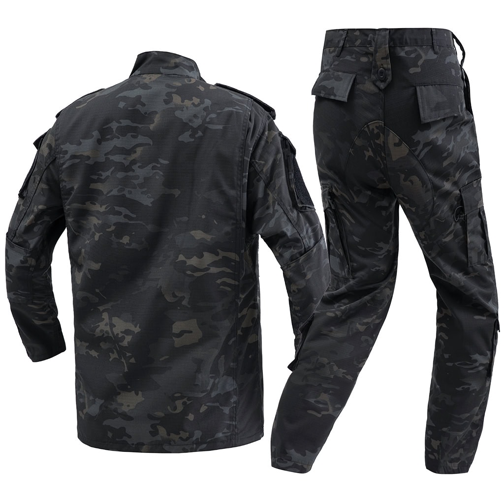 Multicam Black (MCBK) Tactical Combat Uniform Set