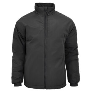 The black Onken Gen 2 Thermal Reflective Tactical Parka, a mission-critical insulated jacket for government and security B2B contracts.