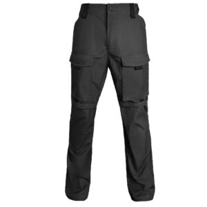 The Onken Beetle Durable Tactical Pants in black, engineered for maximum toughness, ideal for police and security uniform tenders.