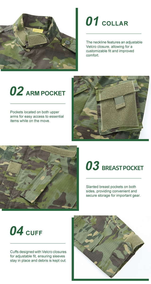 Green CP Combat Uniform Set (ACU Style)