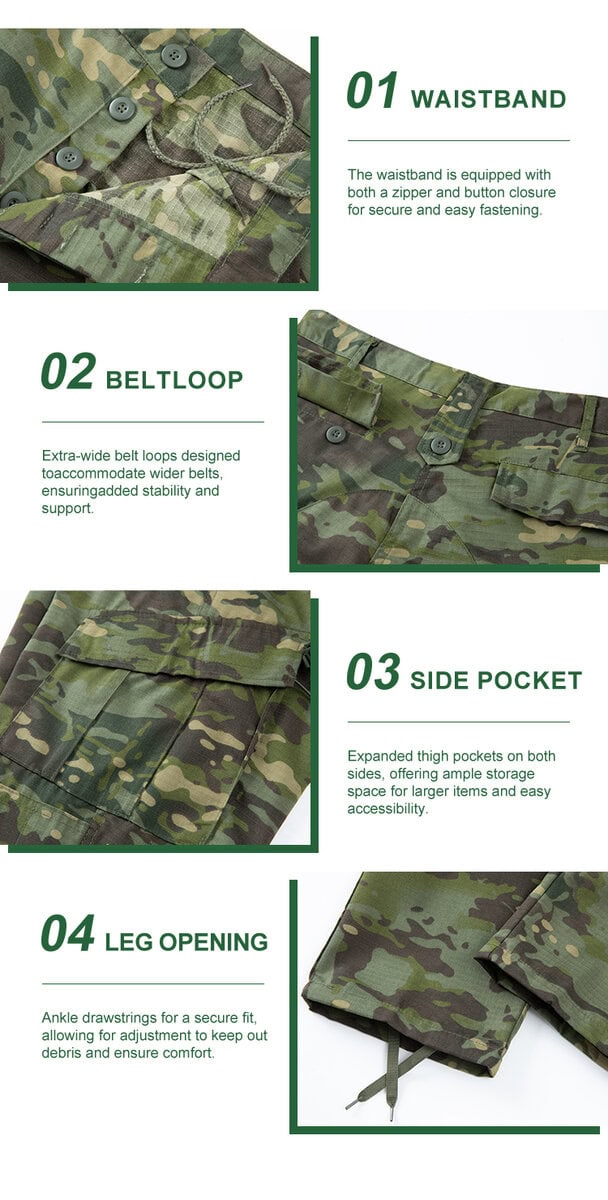 Green CP Combat Uniform Set (ACU Style)