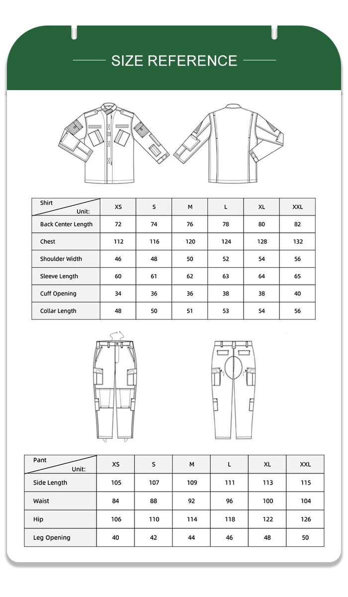 size reference