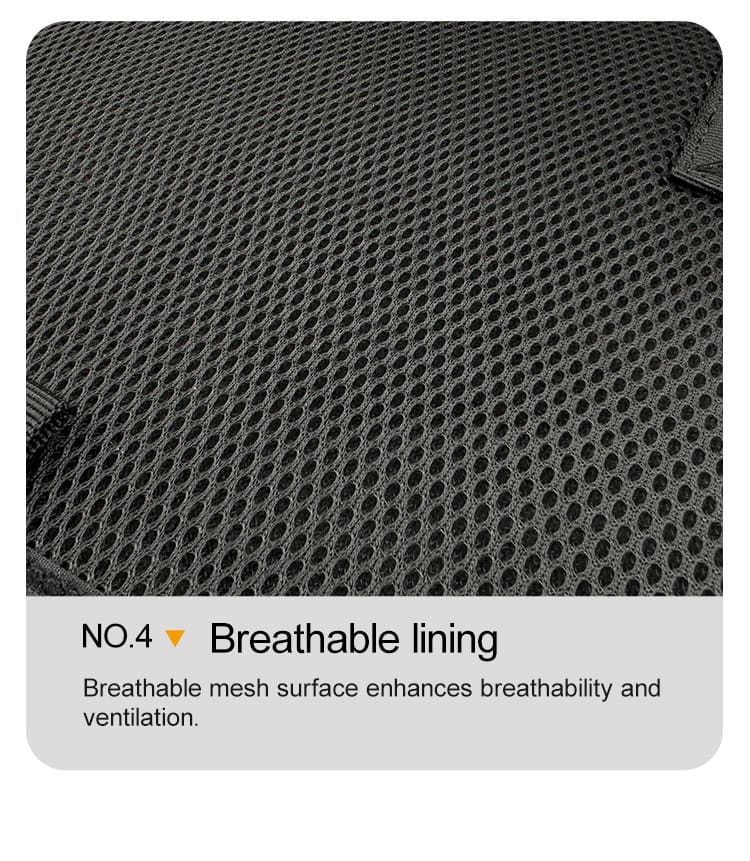 Detail showing the breathable 3D mesh lining on the interior of the Agile 6094 lightweight plate carrier, designed for enhanced airflow and comfort.