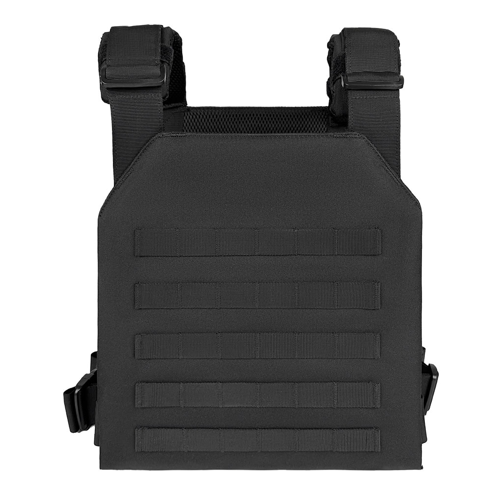 Rear view of the Agile 6094 Lightweight Plate Carrier, showing the minimalist design and adjustable shoulder straps.