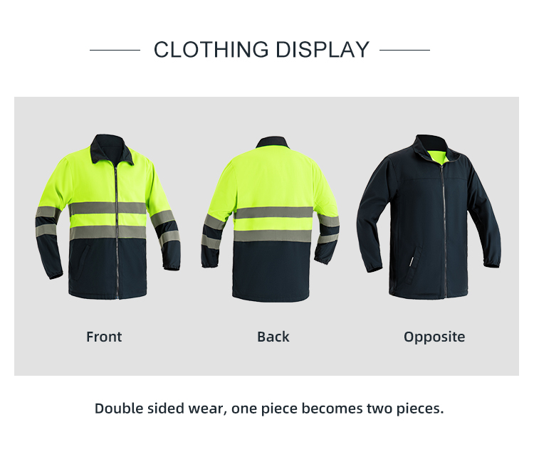 Custom High Visibility Reversible Safety Jacket | WHCSJ
