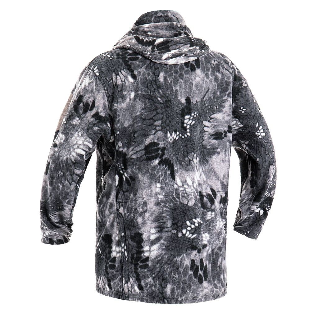 Custom Black Python Fleece Tactical Jacket | WHCSJ