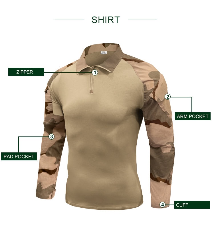 Custom Tri-Color Desert G2 Combat Uniform | WHCSJ