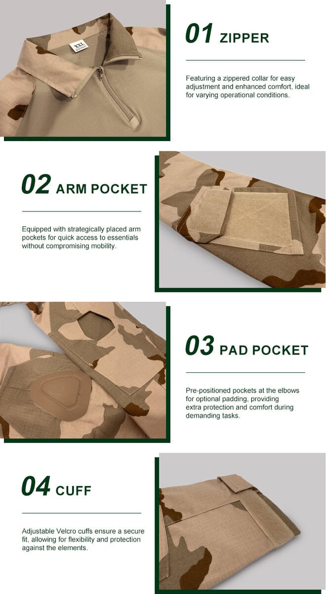 Custom Tri-Color Desert G2 Combat Uniform | WHCSJ