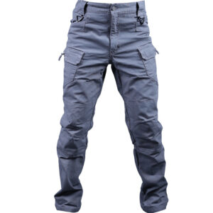 Custom ripstop IX7 tactical pants in Smoke Gray, a low-profile color for urban and discrete operations.