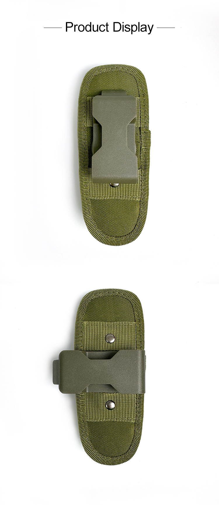 Bulk flashlight pouch manufacturing and quality detail