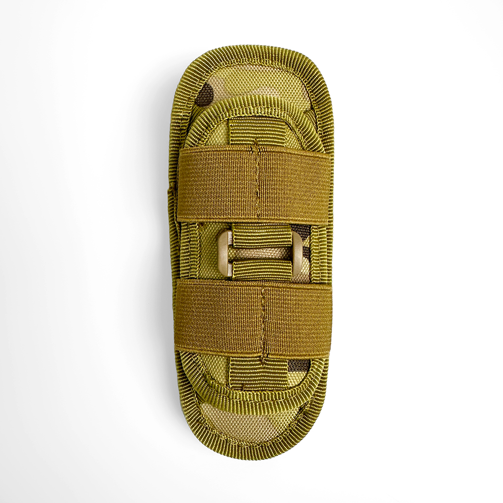 Tactical flashlight pouch compact storage view