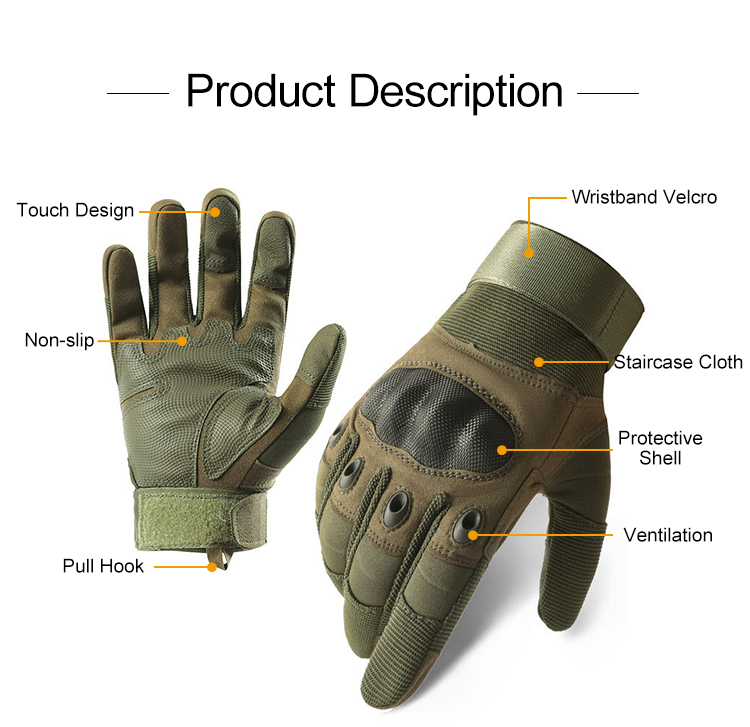 Custom mesh tactical gloves product feature overview