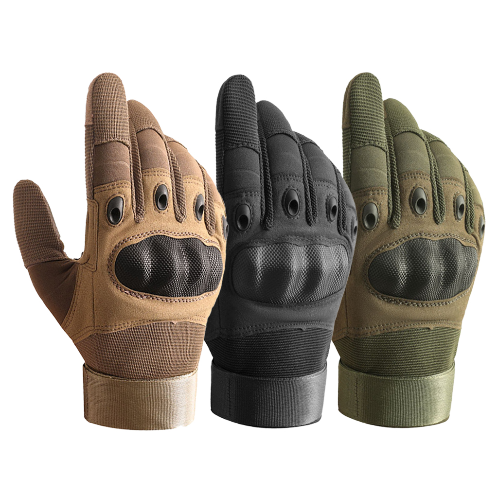 Custom mesh tactical gloves color options tan black and olive green