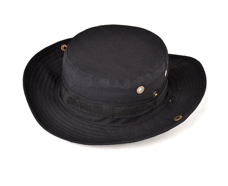 Bulk military peaked cap manufacturing and quality detail