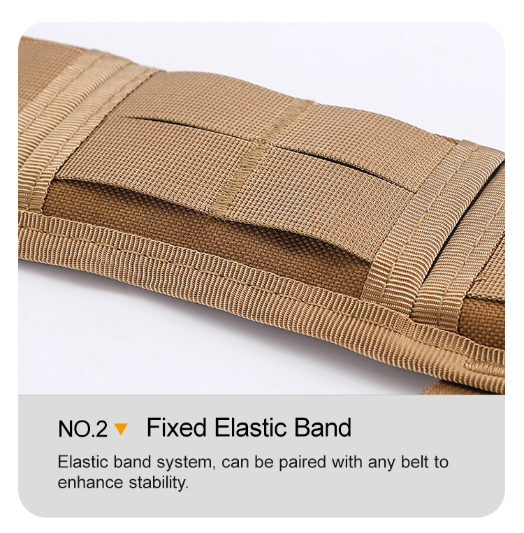 MOLLE battle belt breathable padded waist support