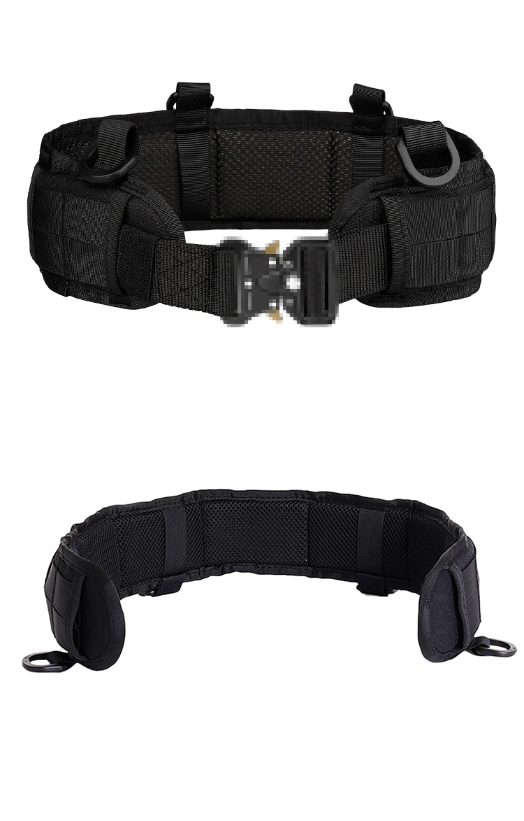 Custom padded battle belt bulk procurement display