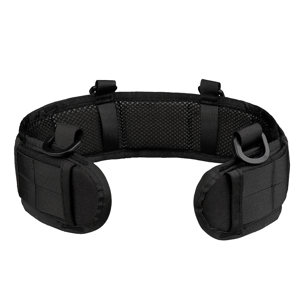 Custom tactical battle belt quick release buckle detail
