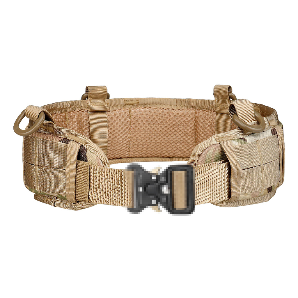 Tan MOLLE tactical battle belt product view